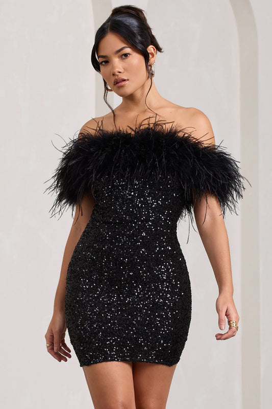 Rosie Mini Dress Black