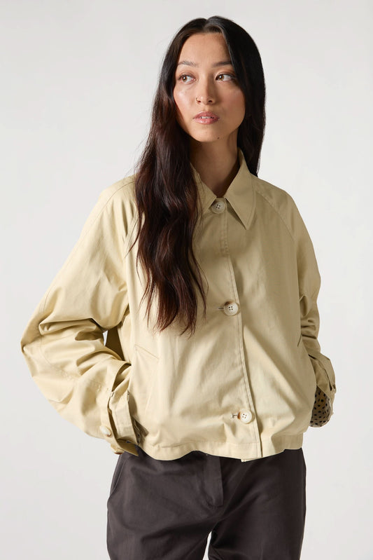 Ruby Reversable Trench Coat Beige