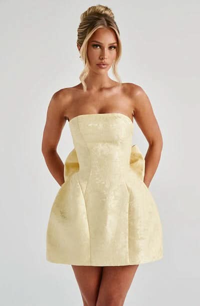 Sadie Mini Dress Yellow