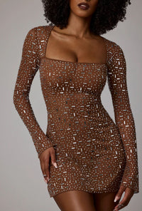 Sandre Mini Dress Mocha