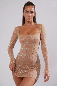 Sandre Mini Dress Almond