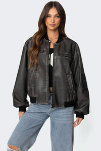 Sasha Washed Jacket GRAY WASHED