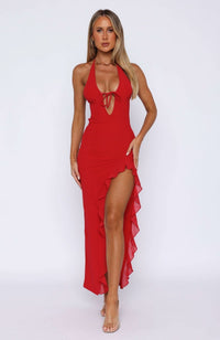Scarlet Maxi Dress Red
