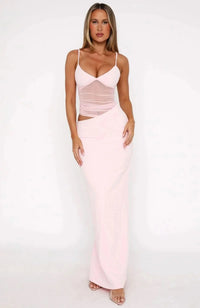 Shannon Maxi Dress Pink