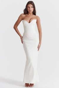 Sienna Corsett Dress White