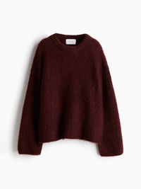Sophia Moahirmix Sweater Red
