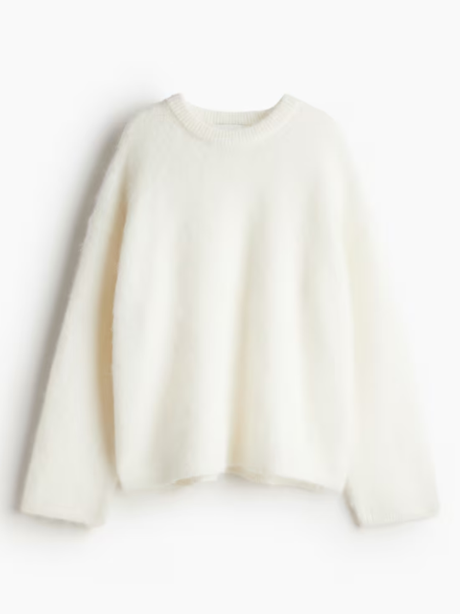 Sophia Moahirmix Sweater Creme