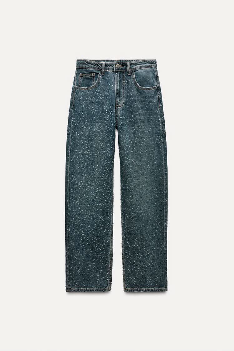 Soraya Glitter Jeans Dark Blue