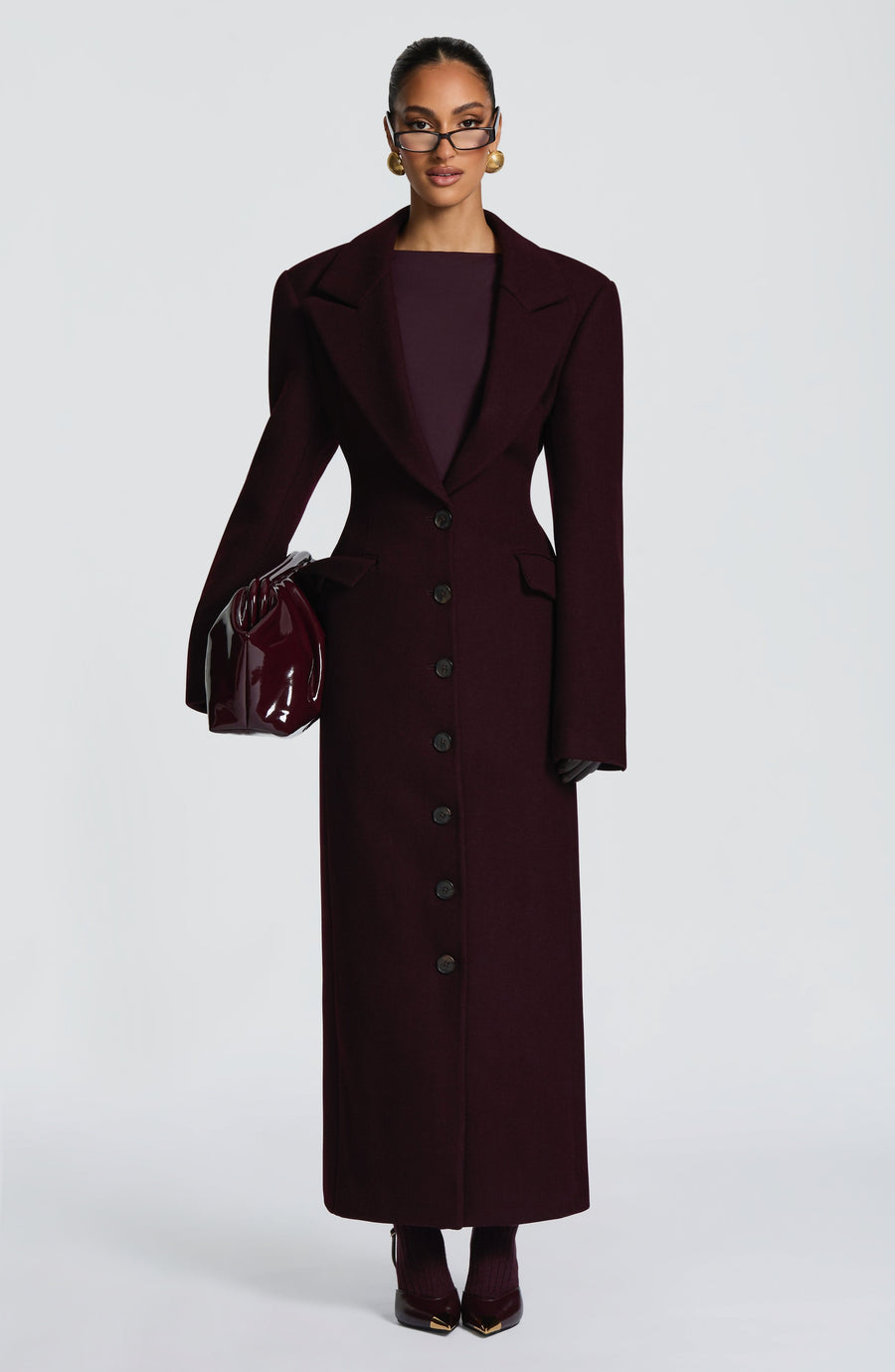 Ursula Coat Burgundy