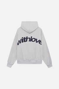 With Love Hoodie Grey