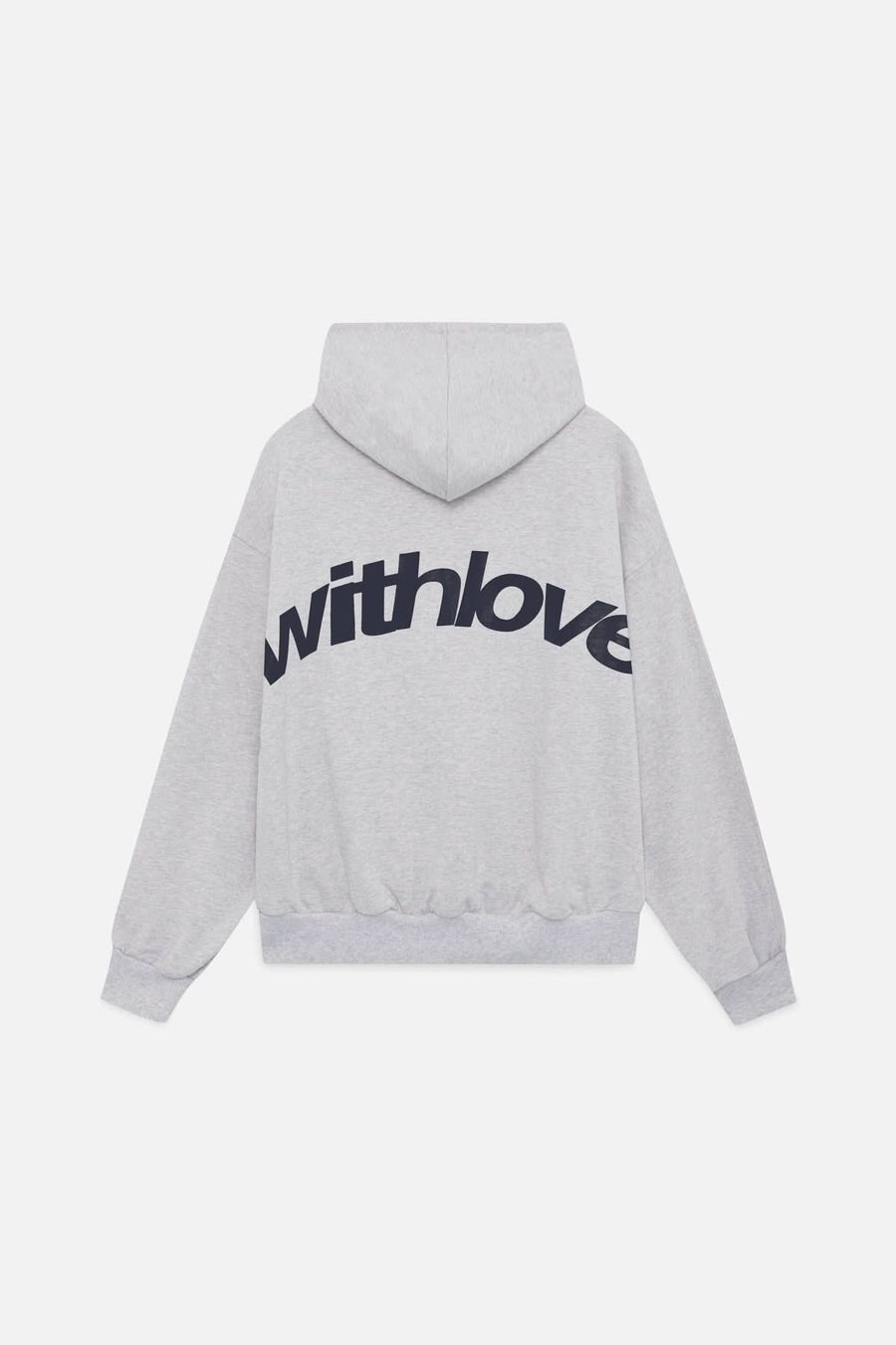 With Love Hoodie Grey