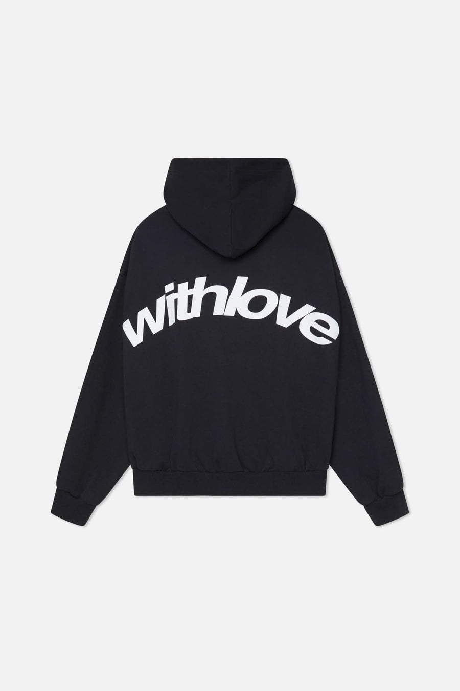 With Love Hoodie Black/White