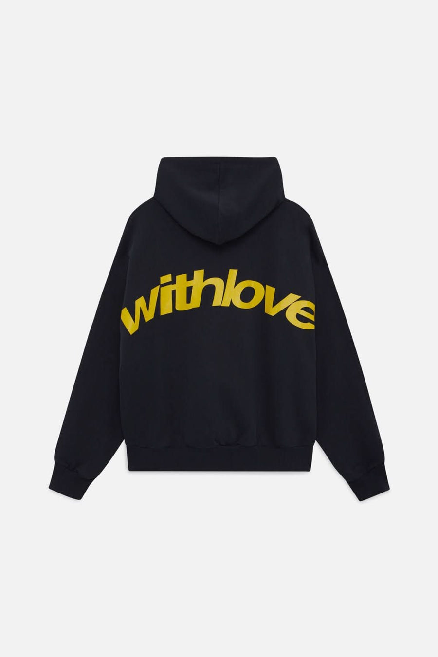With Love Hoodie Black/Yellow