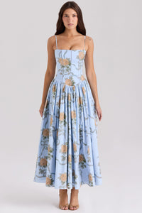 Ysabella Midi Dress Blue
