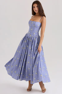 Ysabella Midi Dress Purple