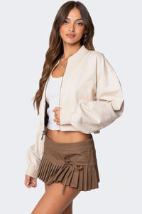 Zarria Cropped Jacket BEIGE