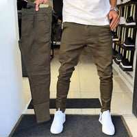 Neal - Slim-Fit Casual Trousers