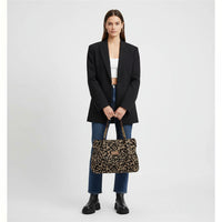 Sybil – Elegant Leopard Print Tote Bag