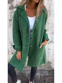Pippa - Lapel Collar Button-Front Coat