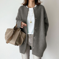Ayana Buttoned Long-Sleeve Jacket