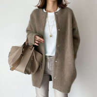 Ayana Buttoned Long-Sleeve Jacket