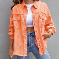 Lilith | Women's Distressed Long Sleeve Jacket