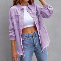 Lilith | Women's Distressed Long Sleeve Jacket