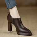 Lilliana | Women's Block Heel Ankle Boots Side Zip