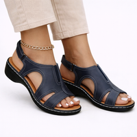 Linnea | Women's Open Toe Wedge Slingback Sandal