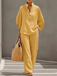 Liora | Women's Two Piece Set Wide Leg Pants