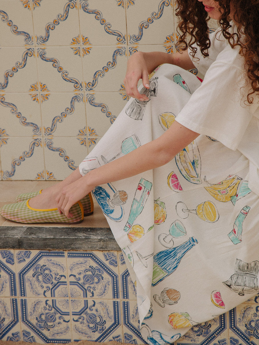 Penny Midi Skirt - Euro Breakfast