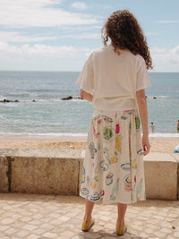 Penny Midi Skirt - Euro Breakfast