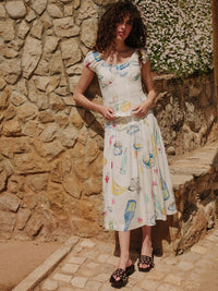 Penny Midi Skirt - Euro Breakfast