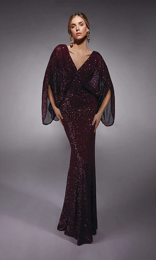Long Formal Dress: Alyce 27703 Navy