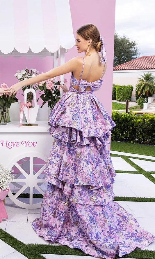 Long Formal Dress: Portia And Scarlett Lilac