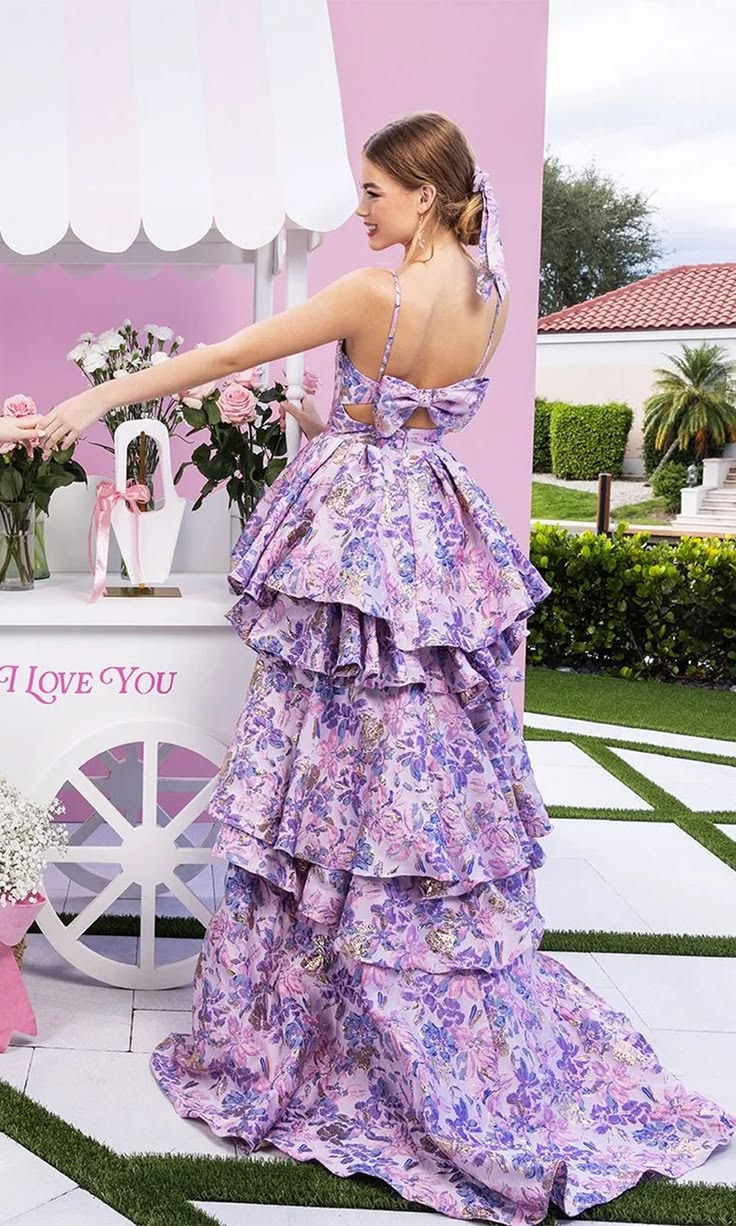 Long Formal Dress: Portia And Scarlett Lilac