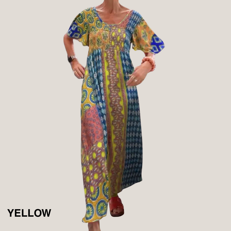 Lorelei | Women's Boho Printed Maxi Dress