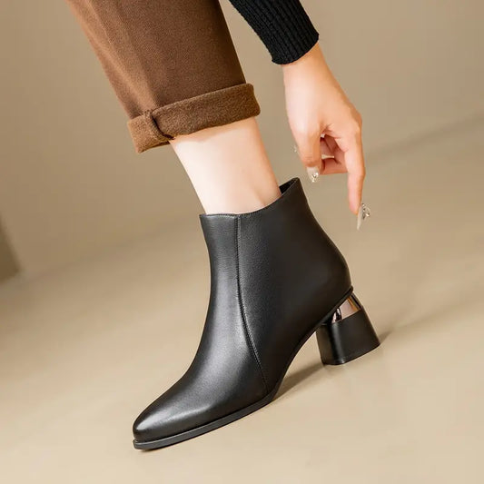 Lucienne | Women's Block Heel Ankle Boots