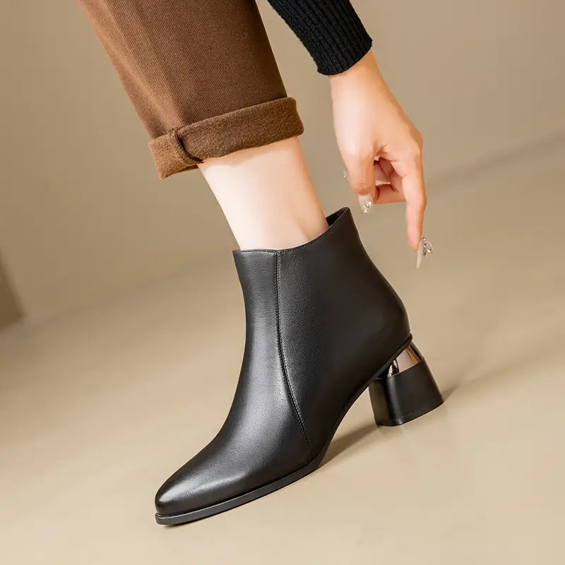 Lucienne | Women's Block Heel Ankle Boots