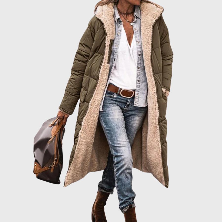 Lucinda | Women's Reversible Hooded Puffer Coat
