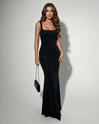 Lyra | Women's Square Neck Sleeveless Maxi Dress