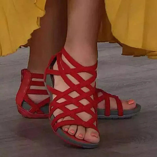 Lyra | Women's Strappy Flat Sandals