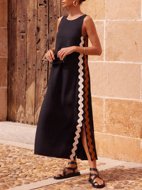 Lyralei | Women's Sleeveless Contrast Trim Midi Dress