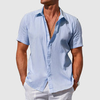 Lysander | Men's Short Sleeve Button-Up Casual Shirt