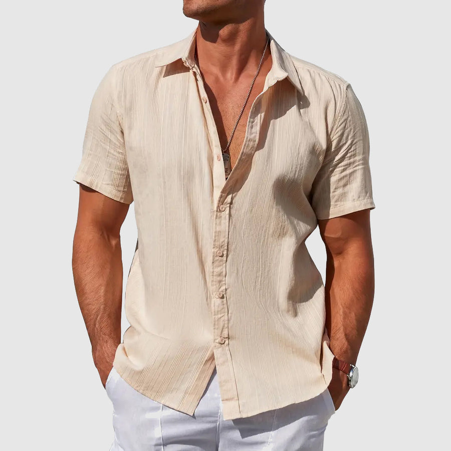 Lysander | Men's Short Sleeve Button-Up Casual Shirt