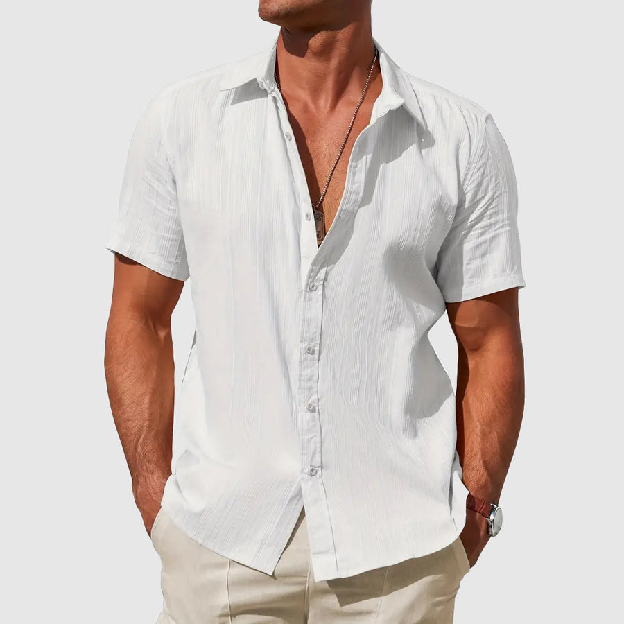 Lysander | Men's Short Sleeve Button-Up Casual Shirt