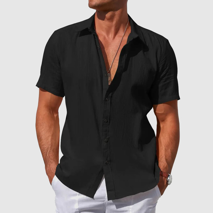 Lysander | Men's Short Sleeve Button-Up Casual Shirt