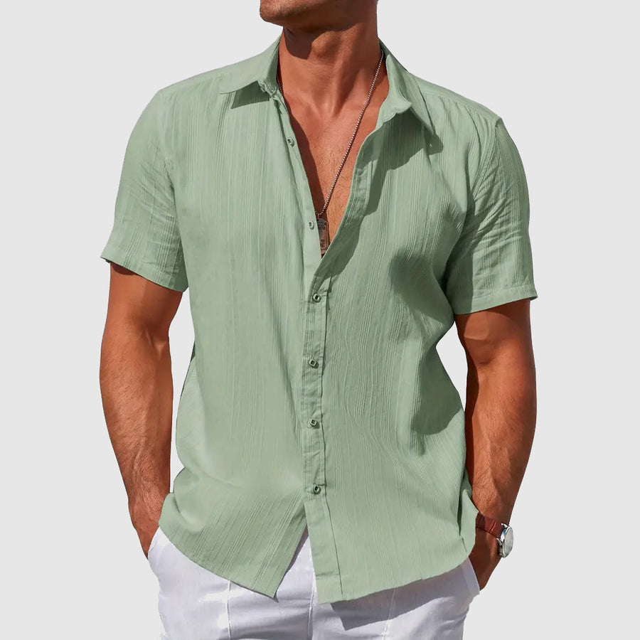Lysander | Men's Short Sleeve Button-Up Casual Shirt