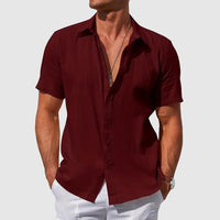 Lysander | Men's Short Sleeve Button-Up Casual Shirt