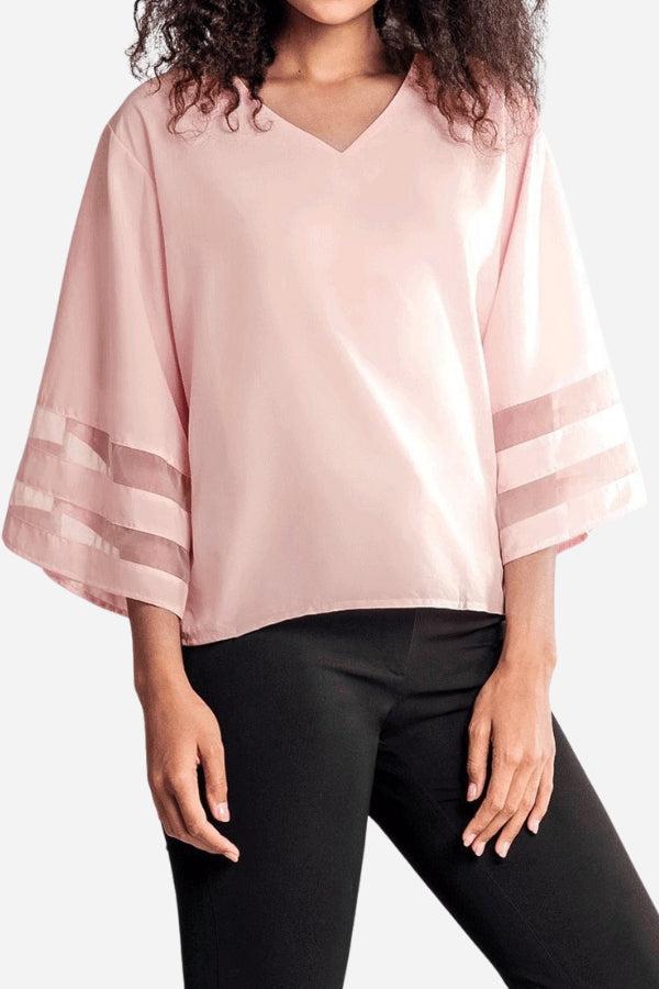 Lysandra | Women's Bell Sleeve V-Neck Blouse